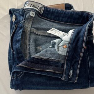 PAIGE women’s Dark Blue Denim Jeans cheeky style size 29 waist. Worn 2 times.